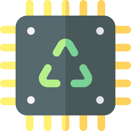 electrónica Basic Rounded Flat icono