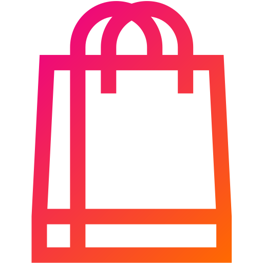 torba na zakupy Generic gradient outline ikona