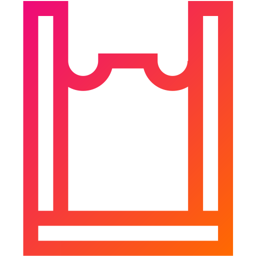 bolsa de plastico Generic gradient outline icono