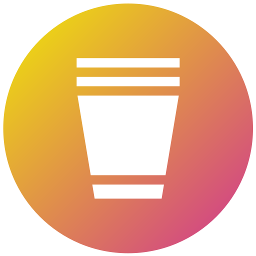 Soup cup Generic gradient fill icon