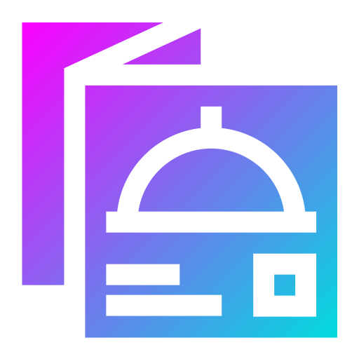 음식 메뉴 Generic gradient fill icon