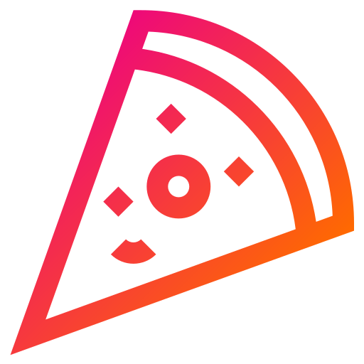 ピザ Generic gradient outline icon