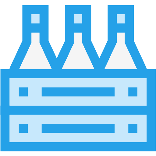 Пивная коробка Generic color lineal-color иконка