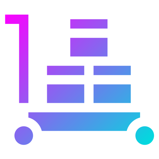 Delivery cart Generic gradient fill icon
