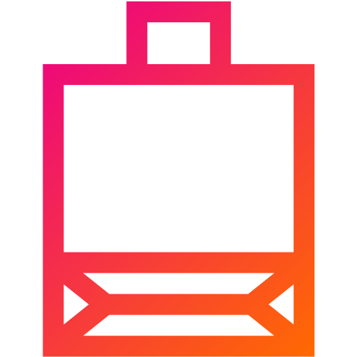 papieren zak Generic gradient outline icoon