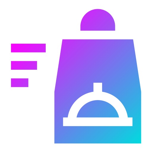 Food delivery Generic gradient fill icon