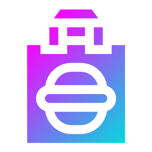 Take away Generic gradient fill icon