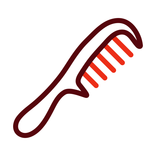 Hair comb Generic color outline icon
