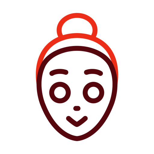 maschera facciale Generic color outline icona