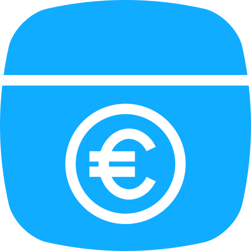 Euro Generic color fill icon