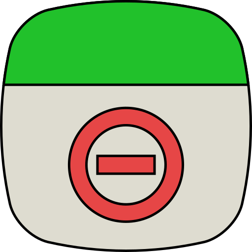 マイナス Generic color lineal-color icon