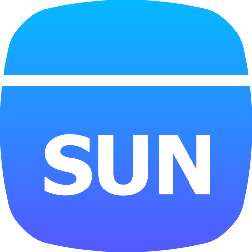 일요일 Generic gradient fill icon