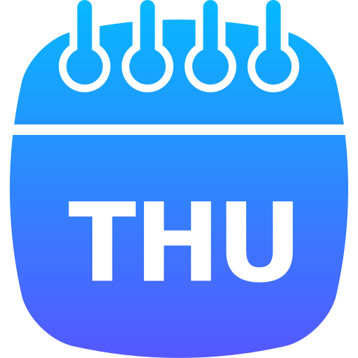 Thursday Generic gradient fill icon