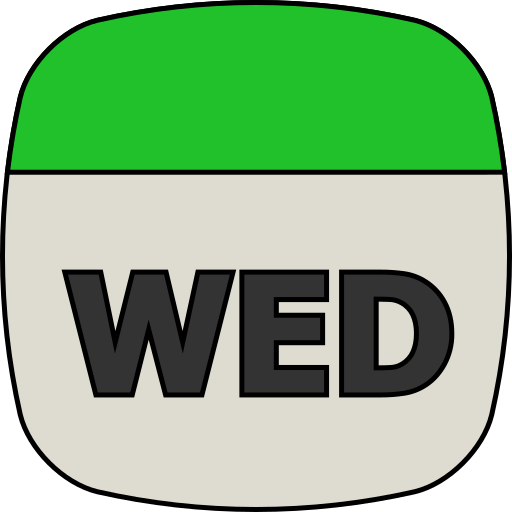 Wednesday Generic color lineal-color icon