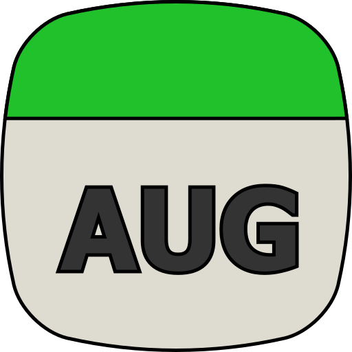 august Generic color lineal-color icon