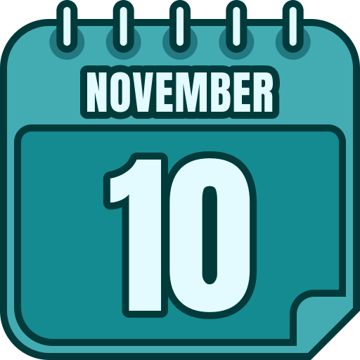 November Generic color lineal-color icon