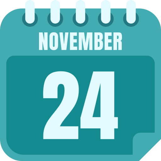 November Generic color fill icon