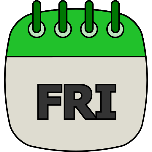 Friday Generic color lineal-color icon