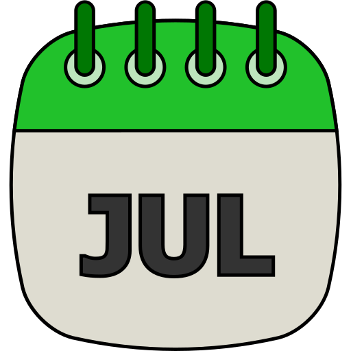 luglio Generic color lineal-color icona