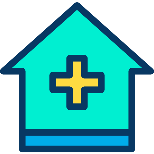 szpital Kiranshastry Lineal Color ikona
