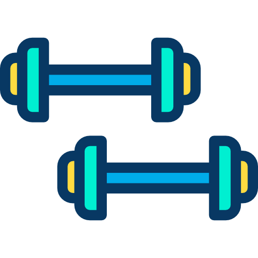 Dumbbell Kiranshastry Lineal Color icon