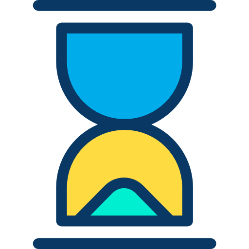 Hourglass Kiranshastry Lineal Color icon