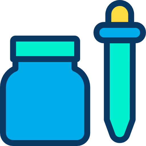 Pipette Kiranshastry Lineal Color icon