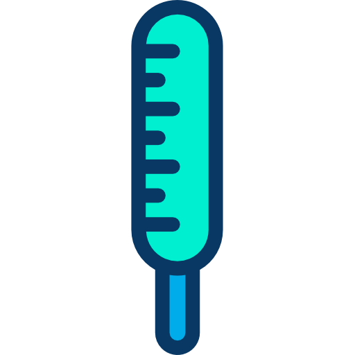 Thermometer Kiranshastry Lineal Color icon