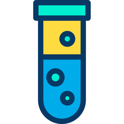 Test tube Kiranshastry Lineal Color icon