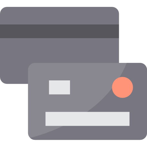 kredietkaart itim2101 Flat icoon