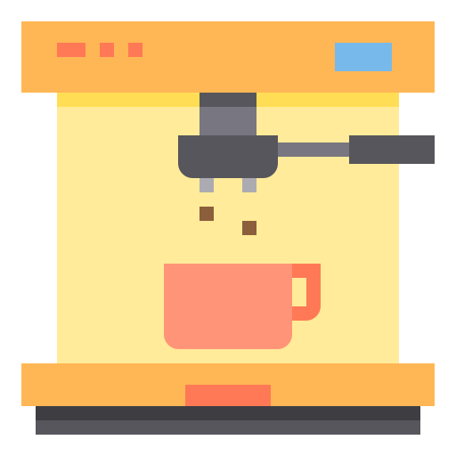 커피 머신 itim2101 Flat icon