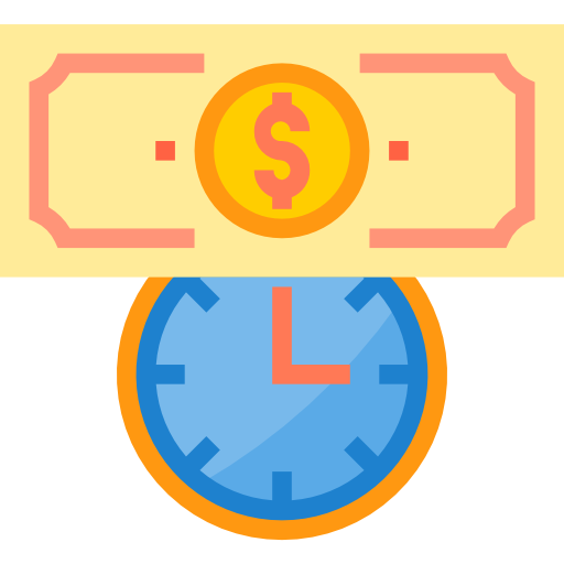Time is money itim2101 Flat icon
