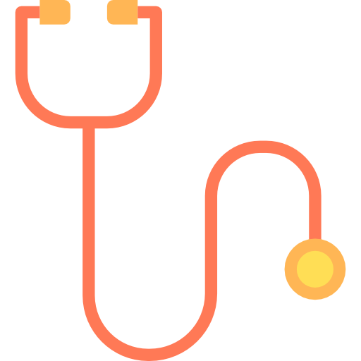 Stethoscope itim2101 Flat icon