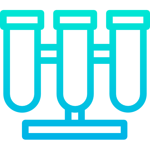 Test tube Kiranshastry Gradient icon
