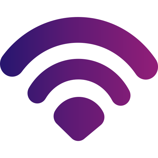 wifi verbinding Generic gradient fill icoon