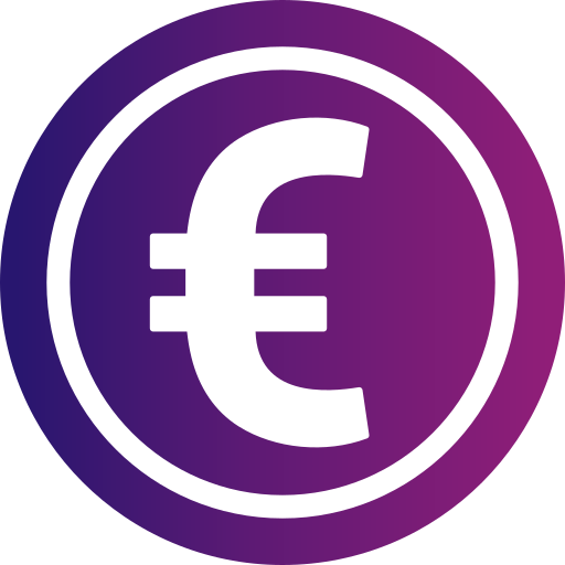 euro Generic gradient fill Icône