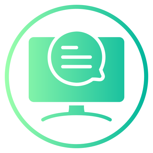 online chat Generic gradient fill icon