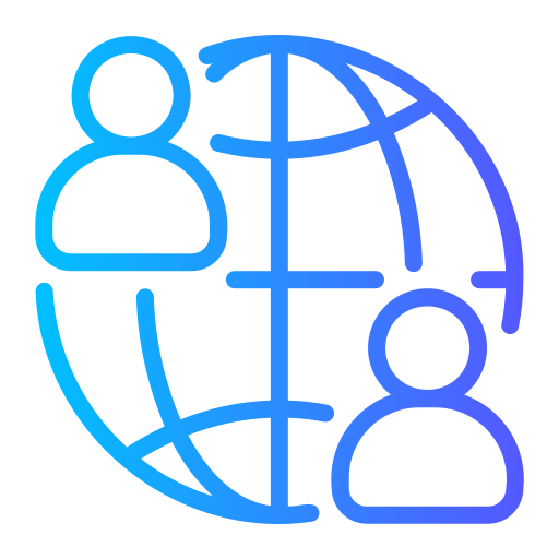 Worldwide Generic gradient outline icon