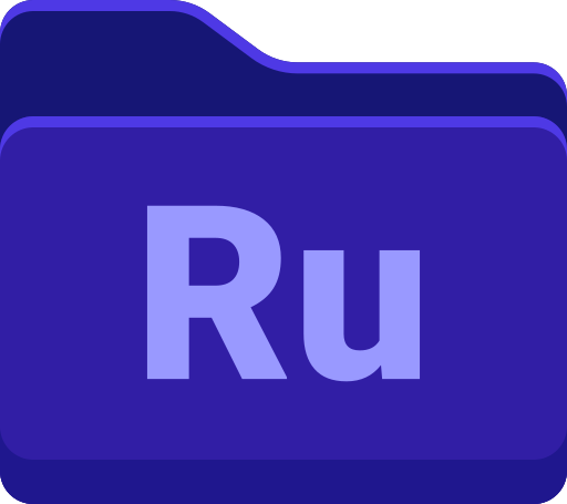 Premiere rush Generic color fill icon