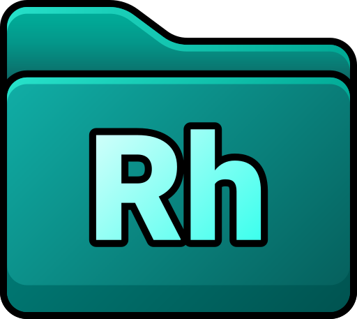 rh Generic gradient lineal-color icon