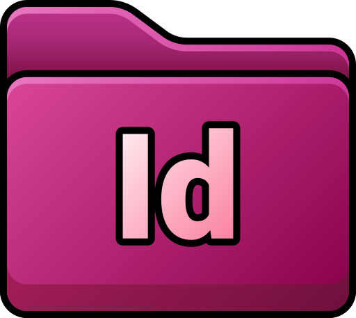 Indesign Generic gradient lineal-color icon