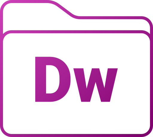 Dreamweaver Generic gradient fill icon
