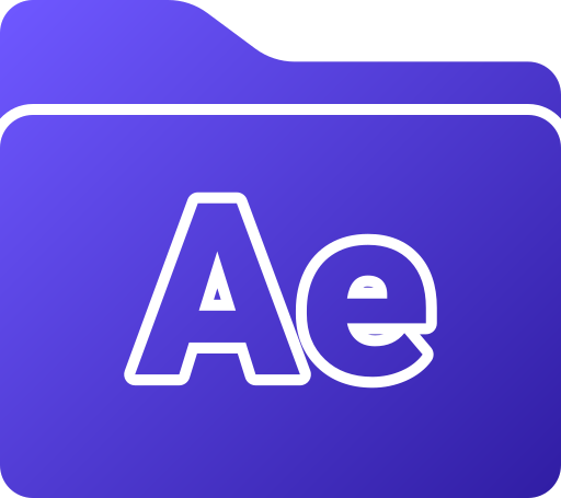 After effects Generic gradient fill icon