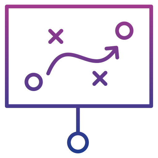 전략 Generic gradient outline icon