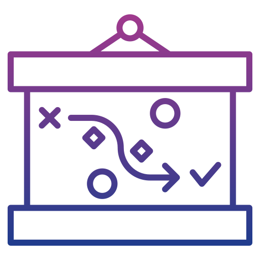 전략적 Generic gradient outline icon