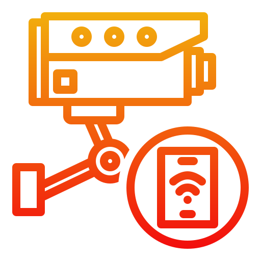 circuito cerrado de televisión Generic gradient outline icono