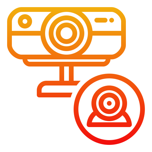 ウェブカメラ Generic gradient outline icon