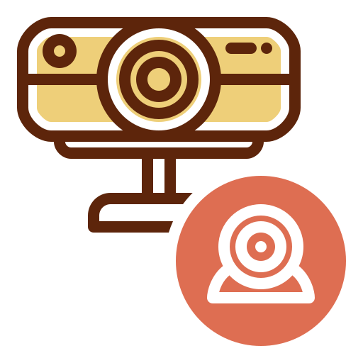 web-kamera Generic color lineal-color icon