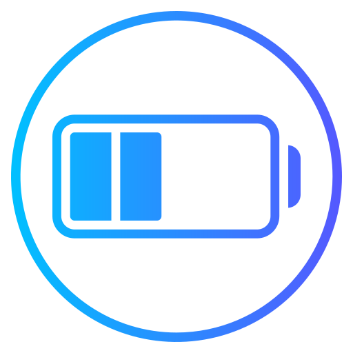 media bateria Generic gradient fill icono