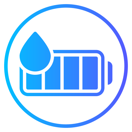 water Generic gradient fill icoon